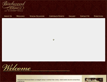 Tablet Screenshot of birchwoodmanor.com